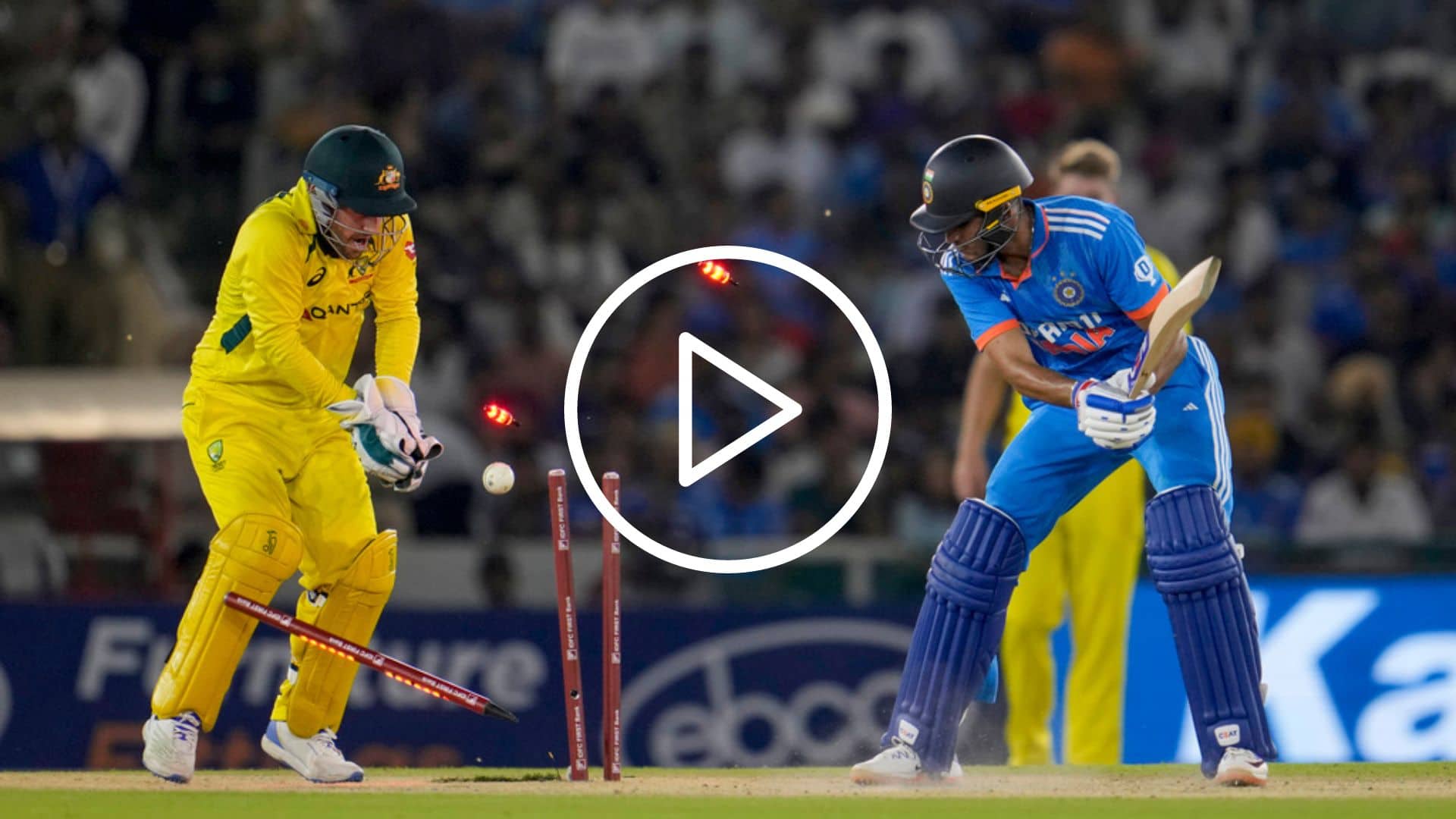 [Watch] Adam Zampa Knocks Over Shubman Gill With A Magical Delivery